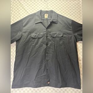 NWOT Dickies Black - 3XT - Short Sleeve Work Shirt - RN20697 - Size = 3XT